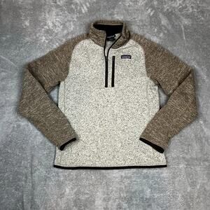 Patagonia Better Sweater Womens S Brown Colorblock Performance Outdoor Hiking